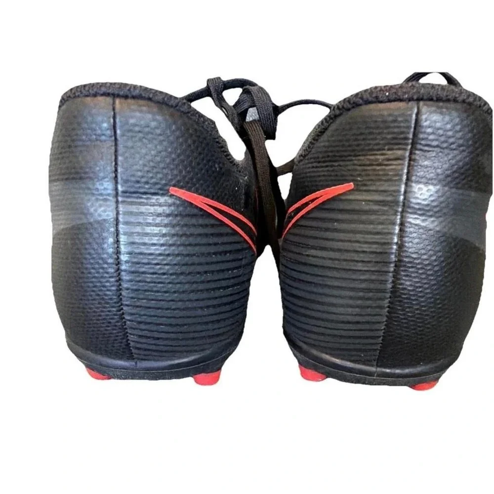 Nike Mercurial Vapor 13 Academy MG Soccer Cleats Black Red AT8161-060 Kids 5.5Y